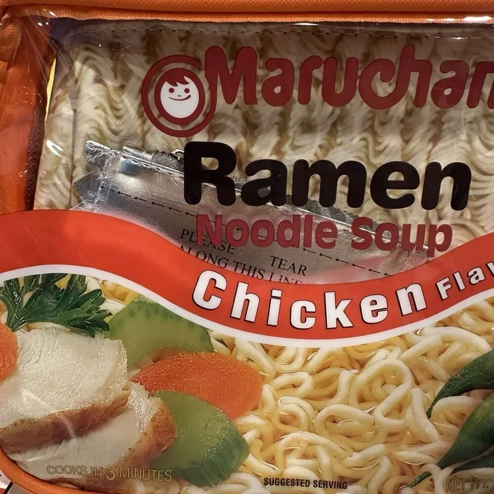 Maruchan Ramen Chicken Flavor Cosmetic Makeup Travel Bag Set